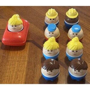 Little Tikes Toddler Tots (9) and Vintage kids Toy Play set Millennial Nostalgia